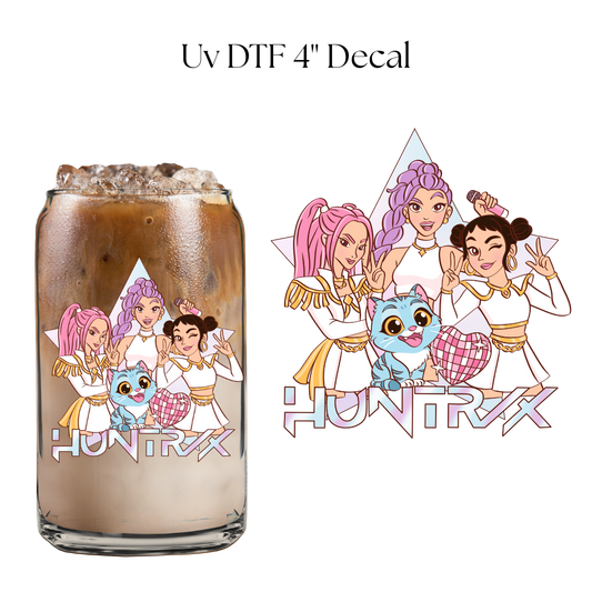 Demon Hunters Star 4” UV DTF Decal