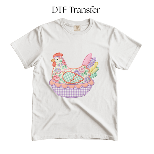Pastel Faux Chicken DTF Transfers