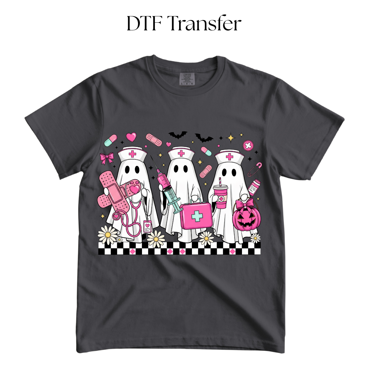 Ghost Nurses DTF Transfer