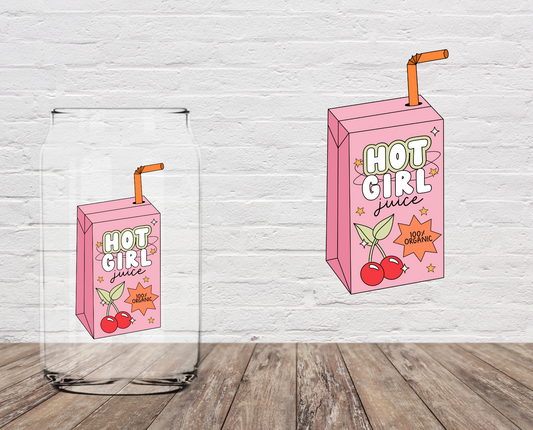 Hot Girl Juice 4" UV DTF