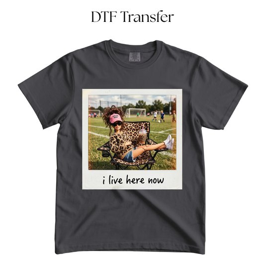 Doll Soccer I live Here Now DTF Transfer