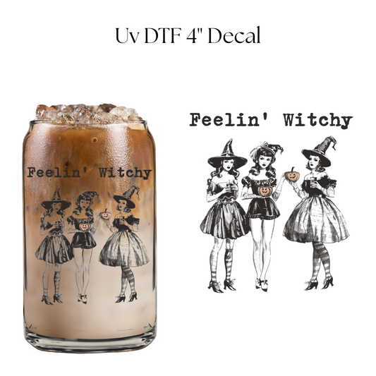 Feeling Witchy 4” UV DTF Decal