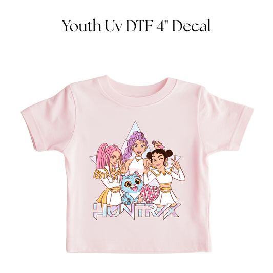 YOUTH Demon Hunters Star DTF Transfer