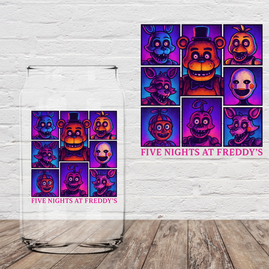 5 Nights Purple 4" UV DTF (print to order)