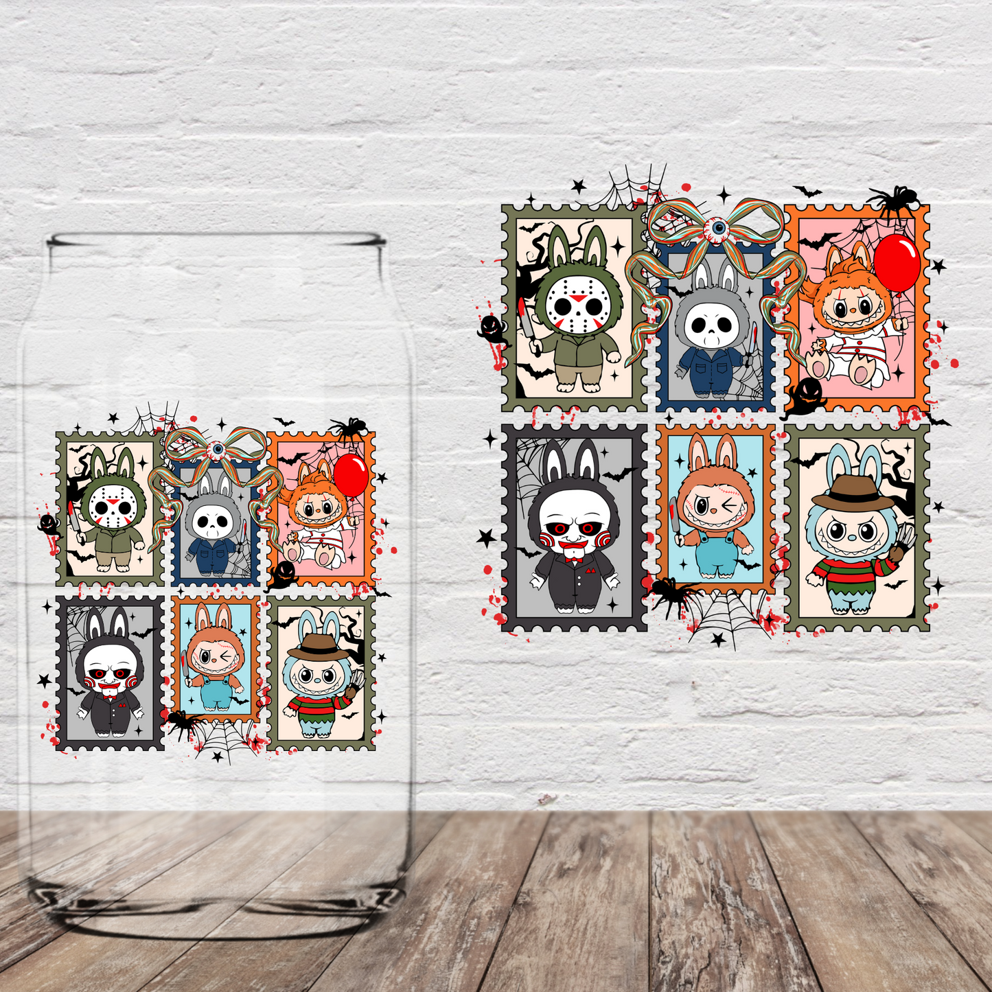 Bubu Horror Stamp s4" UV DTF (Print to order)