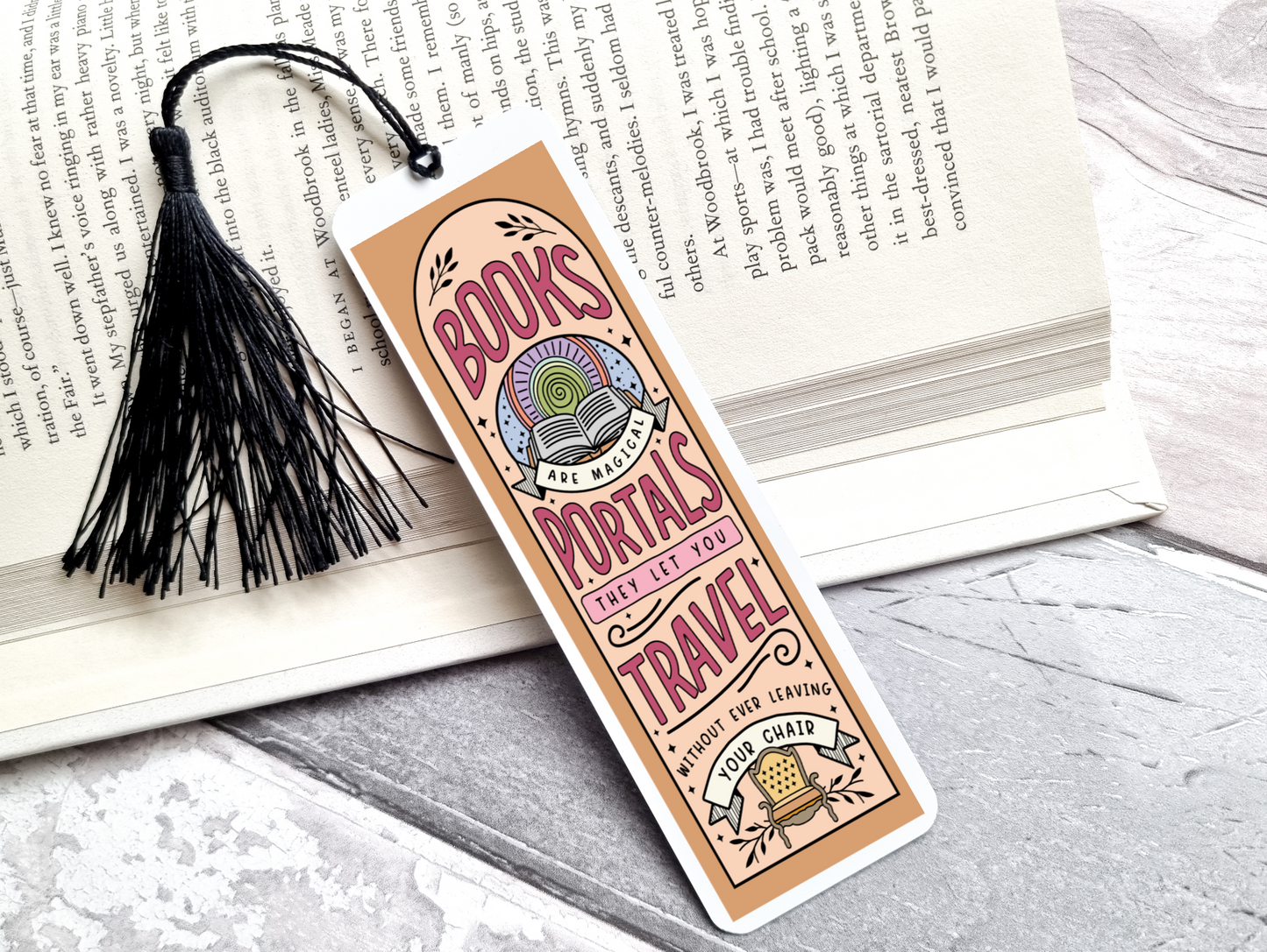 Books Portals UV DTF Bookmark DOUBLE SIDED