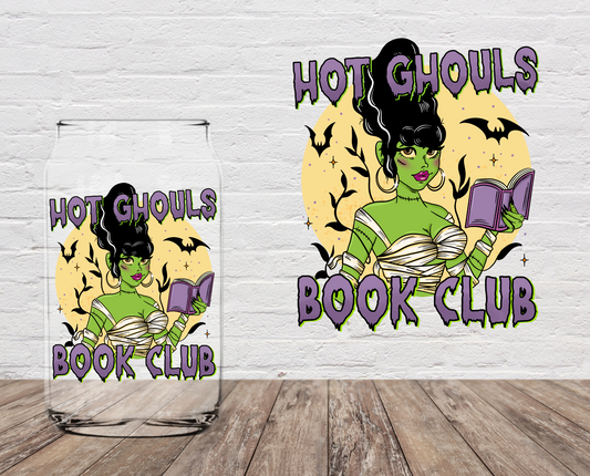 Hot Ghouls Book Club 4" UV DTF