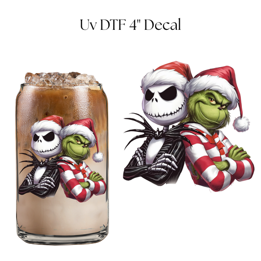 Jack and Green Monster 4” UV DTF Decal