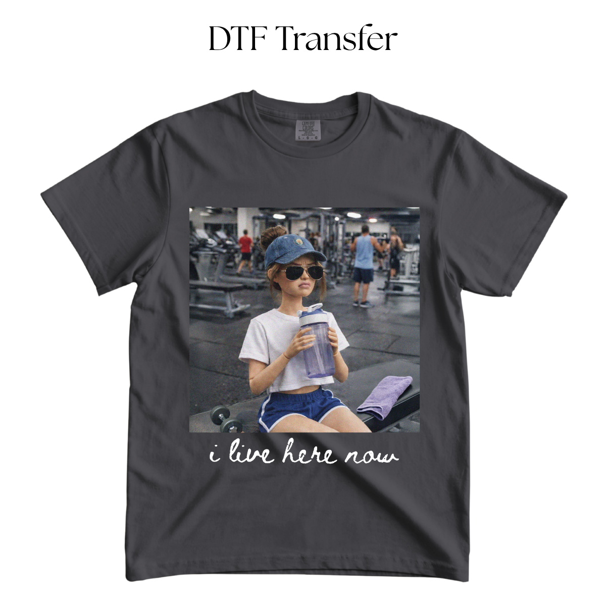 Doll Gym I live Here Now DTF Transfer