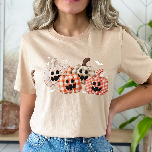 Faux Pumpkin Applique Dtf Transfer