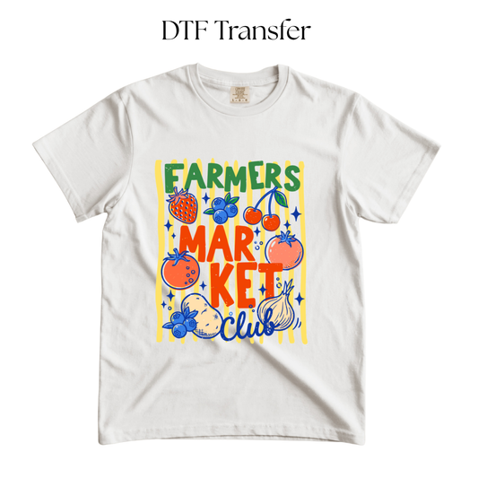 Farmers Market Club DTF Transfer