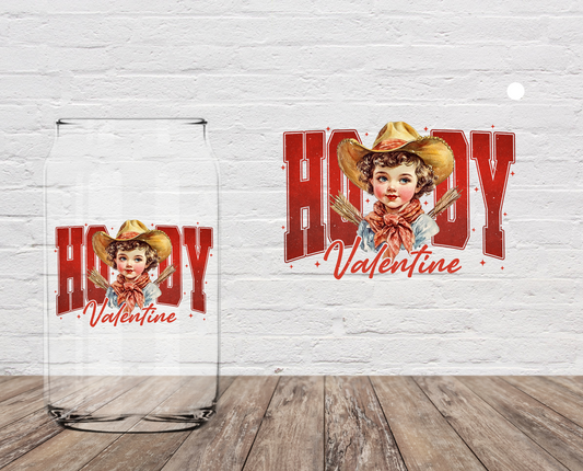 Howdy Valentine 4" UV DTF