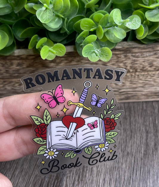 Romantasy Book Club Vinyl Sticker