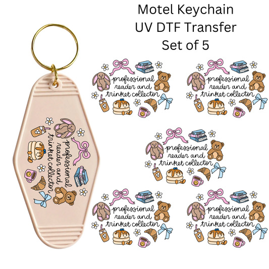 Professional Reader Set of 5 Keychain Transfers