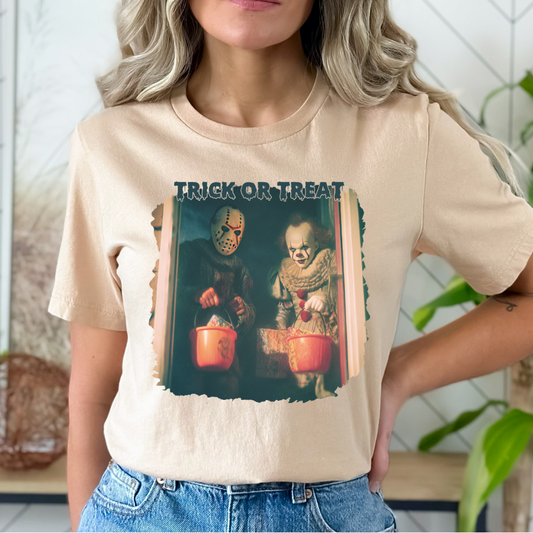 Trick or Treat Horror Dtf Transfer