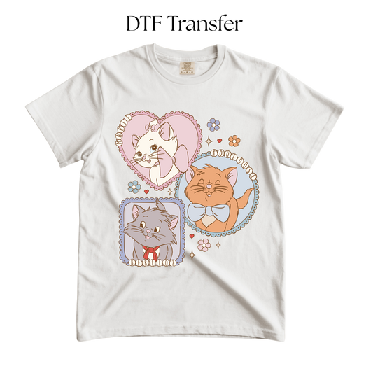 3 Kitties DTF Transfer