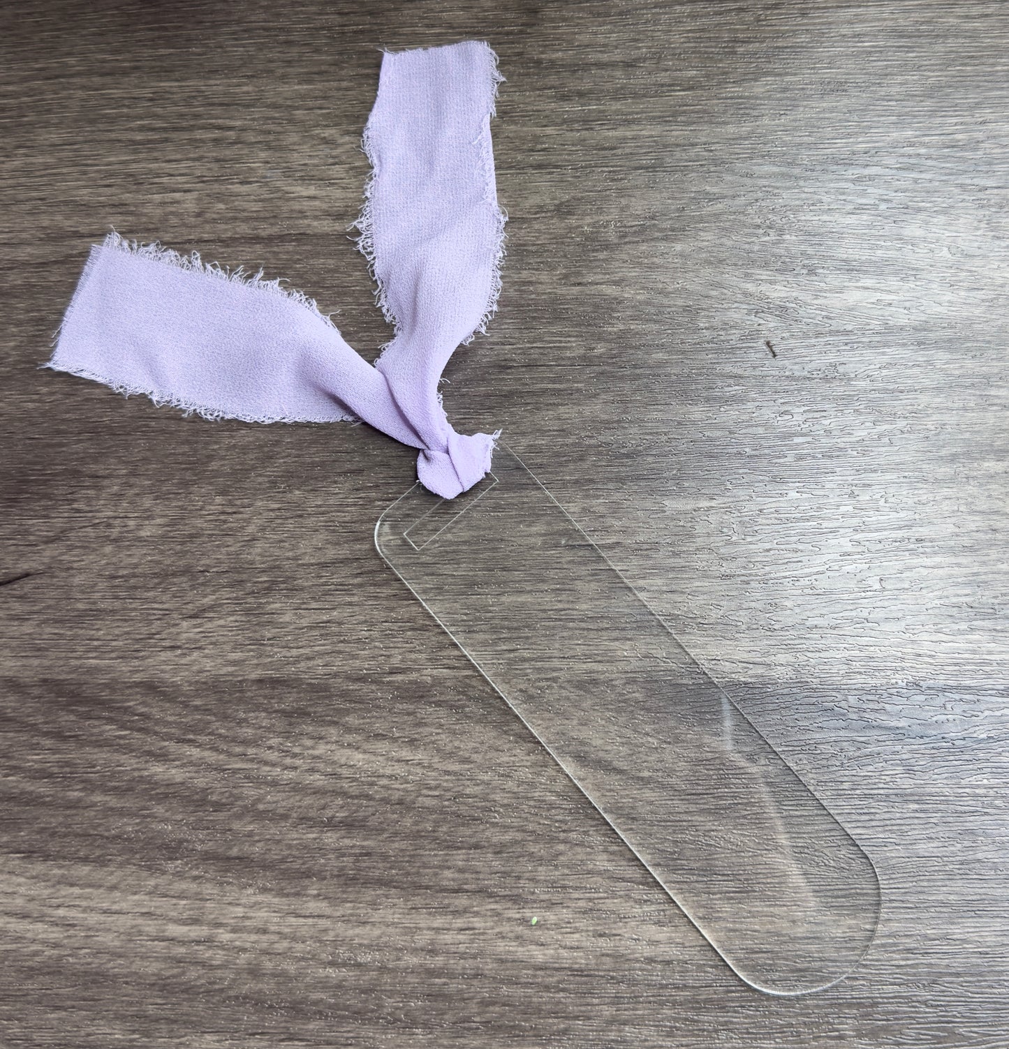 NEW Clear Bookmarks with Ribbon