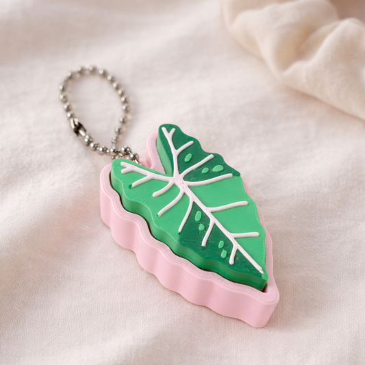 Alocasia Leaf Fidget Clicker Pink - BUILD YOUR OWN