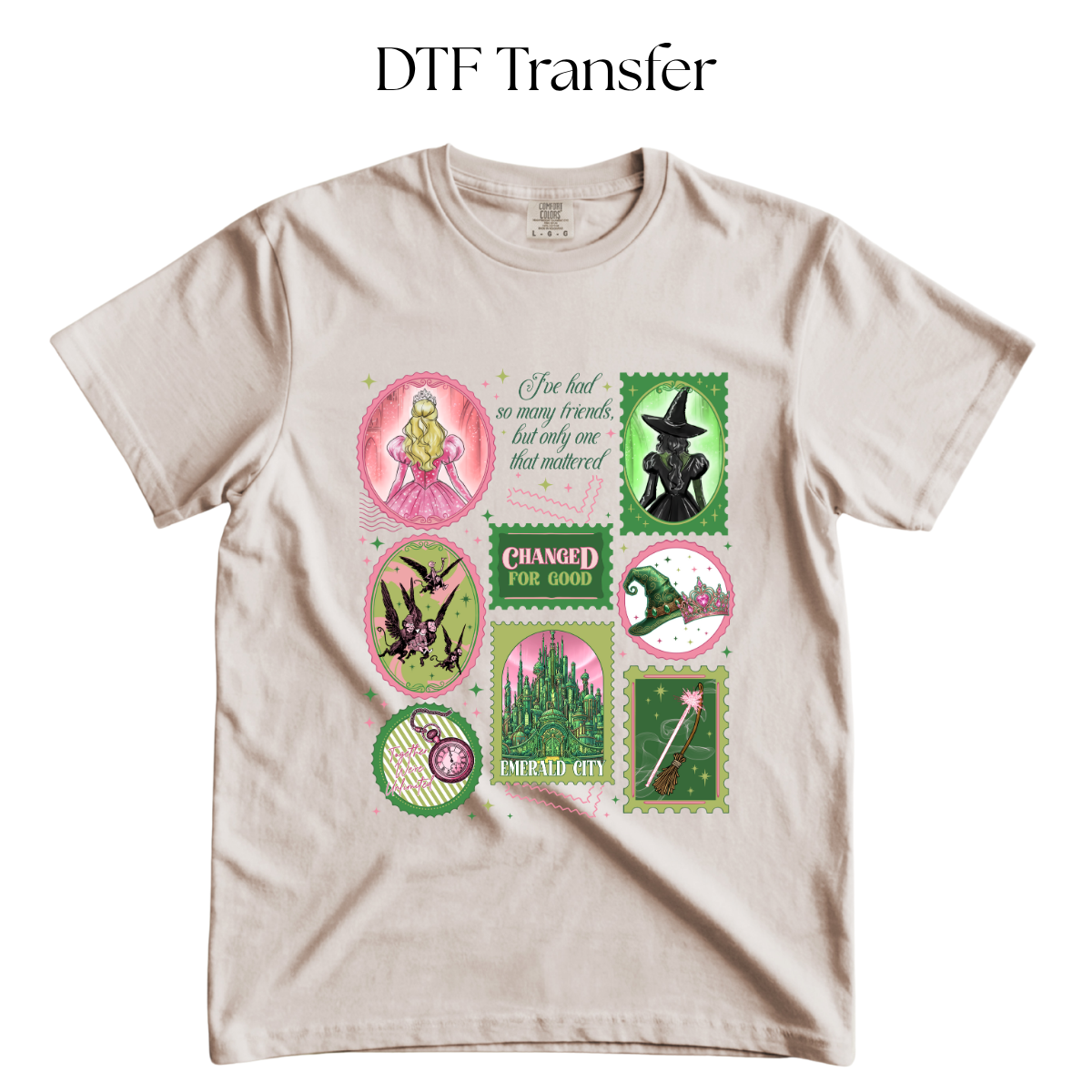 Changed for Good Frames DTF Transfer