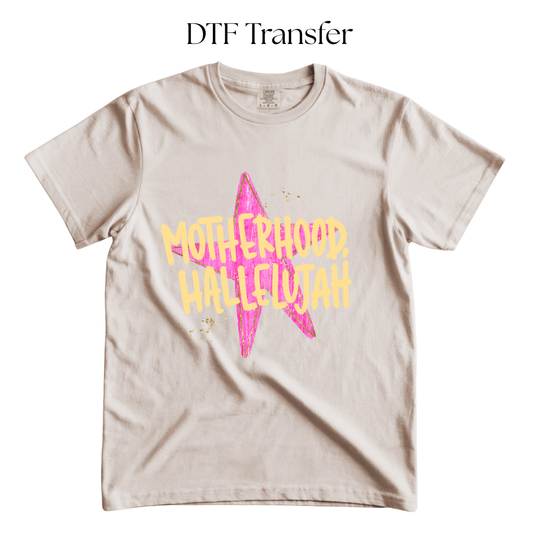 Motherhood Hallelujah DTF TRANSFER