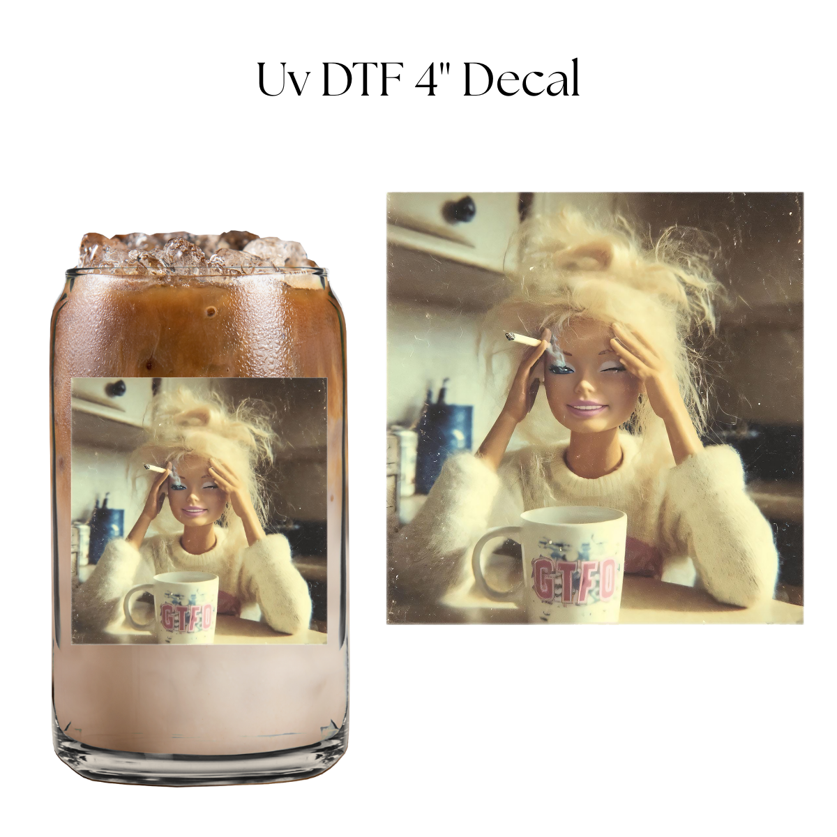 Not a Morning Person 4” UV DTF Decal