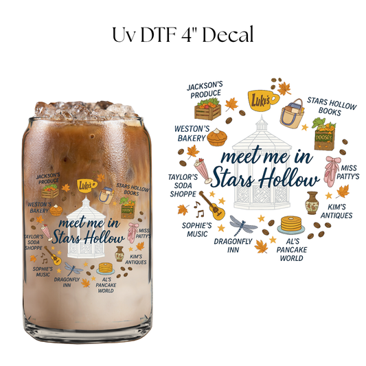 Meet Me in SH 4” UV DTF Decal