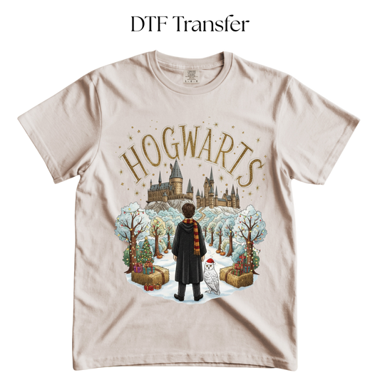 Wizard Castle Christmas DTF Transfer