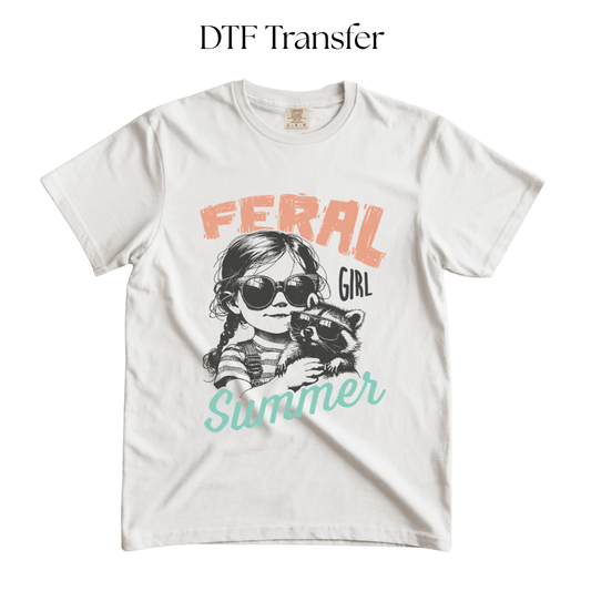 Feral Girl Summer DTF Transfer