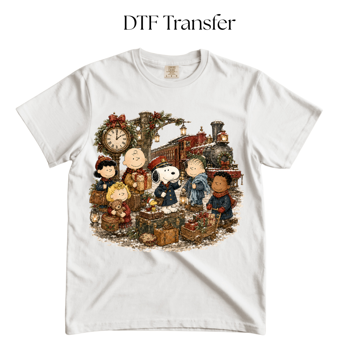 Snoop Christmas Train DTF Transfer