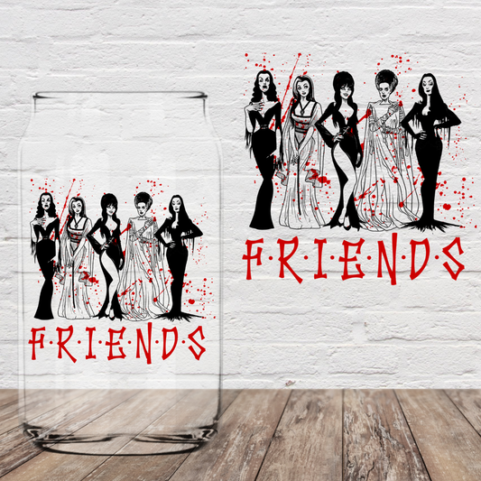 Girl Horror Friends 4" UV DTF (Print to Order)