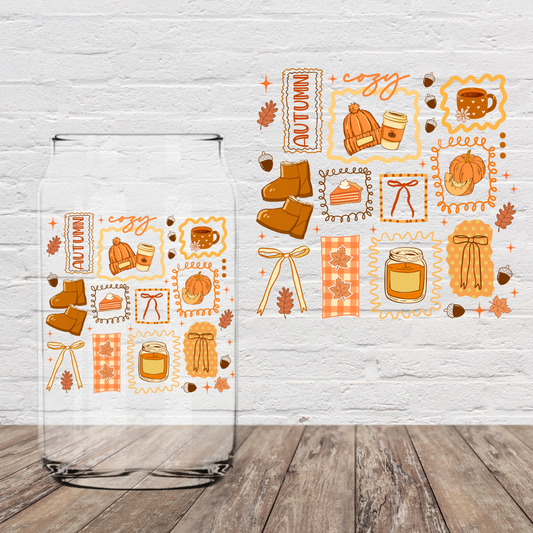 Fall Things 4" UV DTF