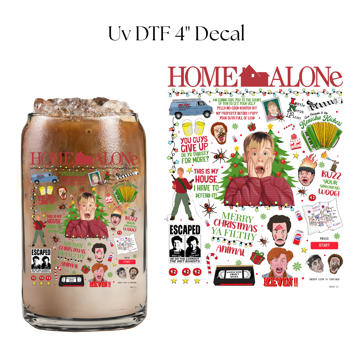 Boy Home 4” UV DTF Decal