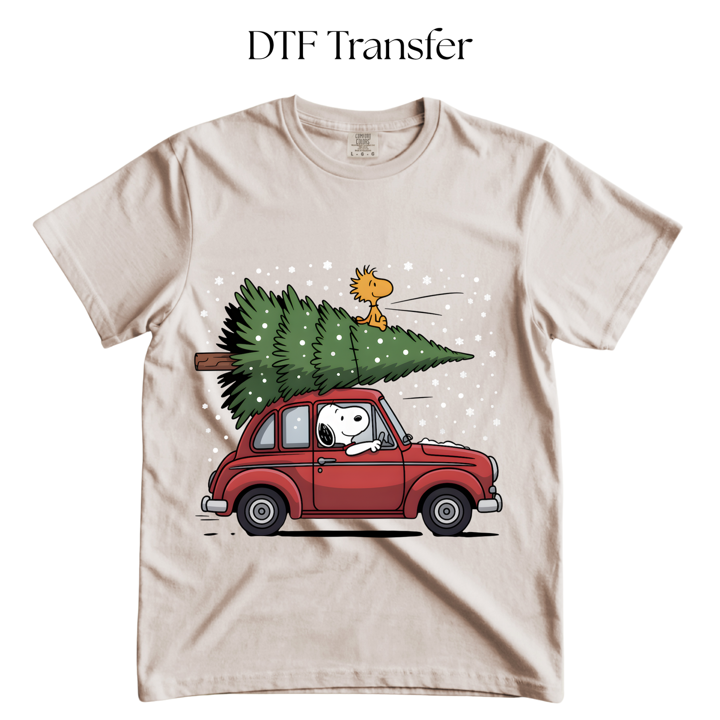 Snoop Red Car DTF Transfer