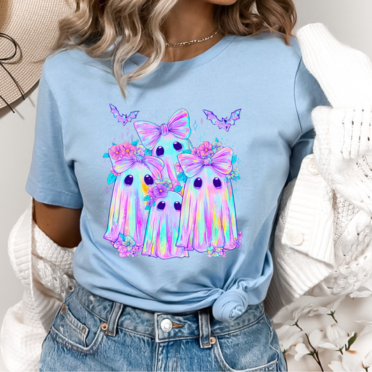 Purple Ghosties Dtf Transfer
