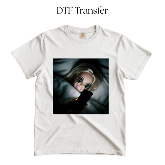 Late Night Scrolling DTF Transfer