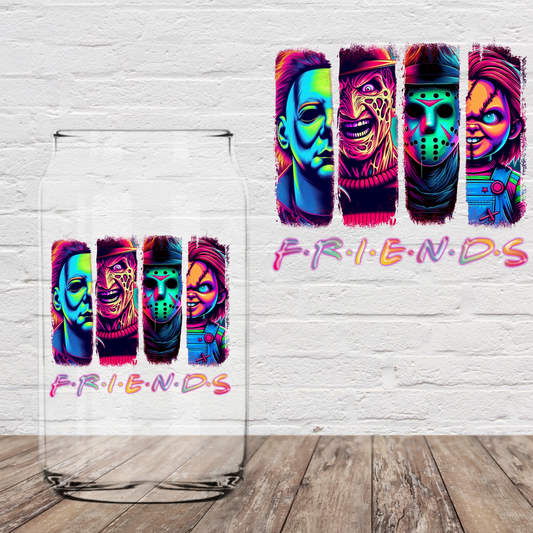Bright Friends 4" UV DTF (print to order)