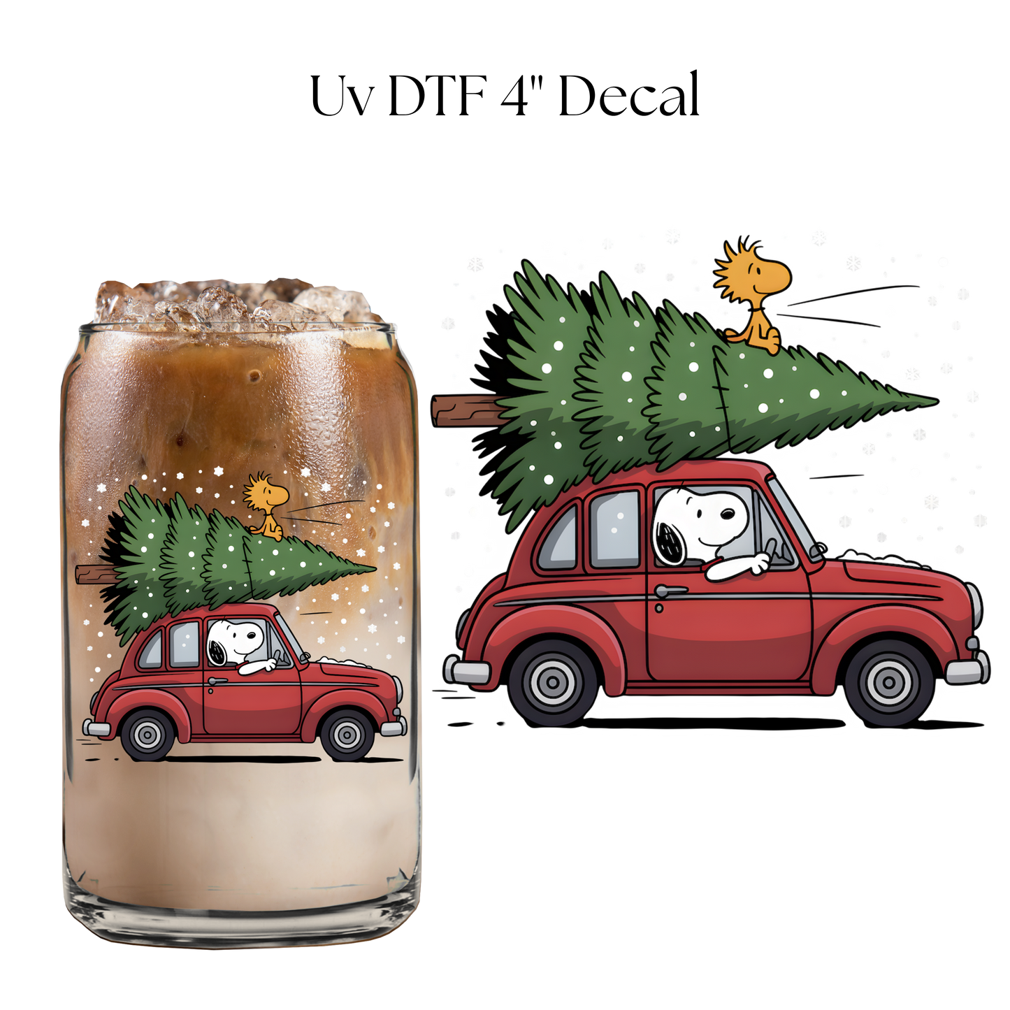 Snoop Red Car 4” UV DTF Decal