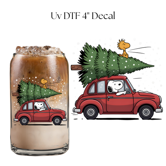 Snoop Red Car 4” UV DTF Decal