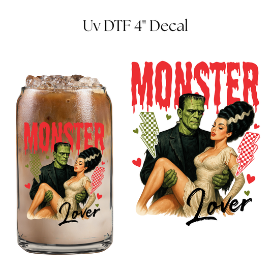 Monster Lover 4" UV DTF