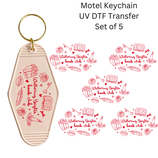 WH Book Club Set of 5 Keychain Transfers