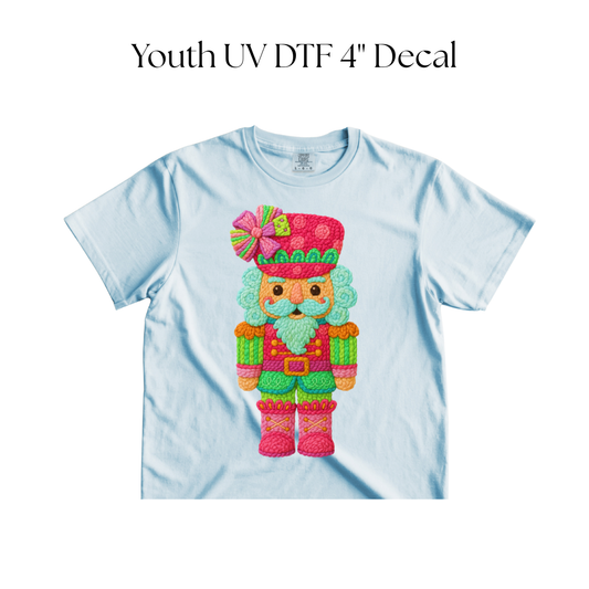 YOUTH Nutcracker Faux Yarn DTF Transfer
