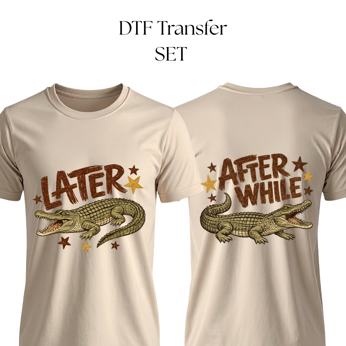 Later Gator Brown DTF SET