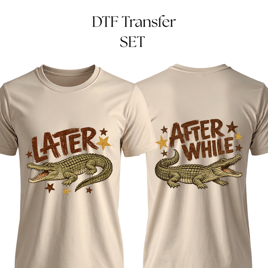 Later Gator Brown DTF SET
