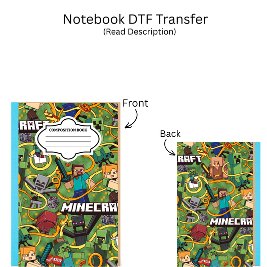 Mine Game Kraft Notebooks