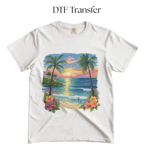 Island Vibes DTF TRANSFER