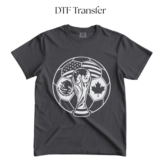 World Cup Single Color DTF Transfer