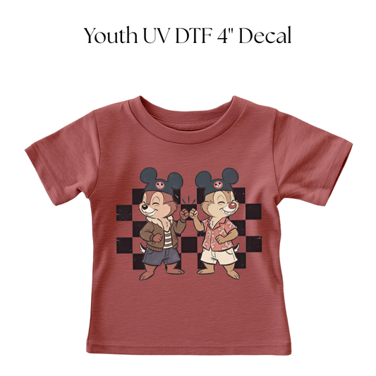 YOUTH Squirrels Fist Bump DTF Transfer