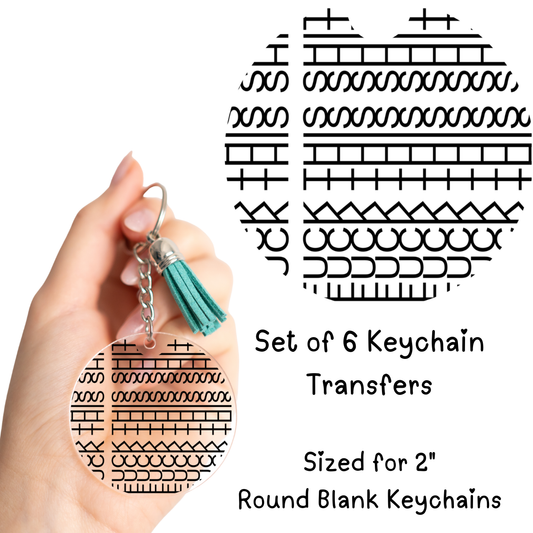 Fuck This Shit Round Keychain Transfer