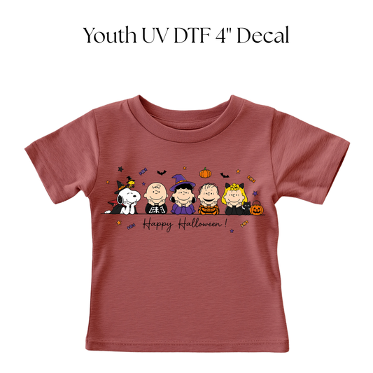 YOUTH Happy Halloween Snoop Friends DTF Transfer