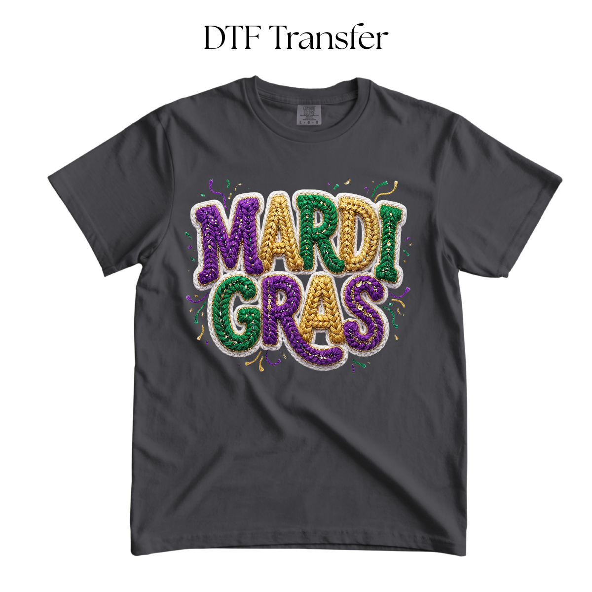 Mardi Gras DTF Transfer